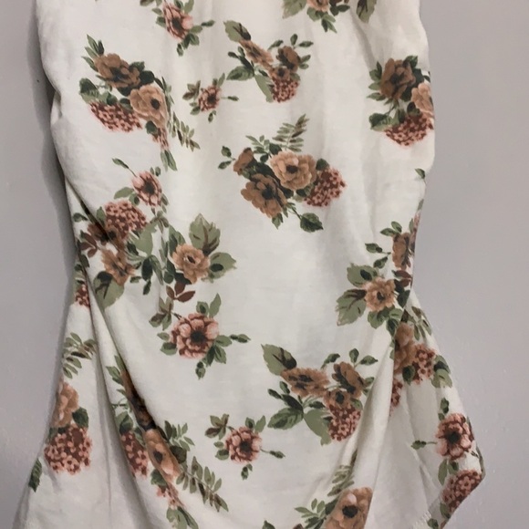 Plant Motherhood Botanical Rouched Stretch medium mini Dress short sleeve - Picture 3 of 7